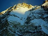 204 Annapurna Main Close Up At Sunrise From Annapurna Sanctuary Base Camp It was a fantastic sunrise on Annapurna from Annapurna Sanctuary Base Camp. I could clearly see the upper portion of the 1970 British ascent route. 'Hello, Dougal, this is Chris at Camp IV: Did you manage to get out today?' 'Aye, we've just climbed Annapurna' (Chris Bonington, Annapurna South Face). Don Whillans and Dougal Haston reached the summit of Annapurna on May 27, 1970 at 2 pm.